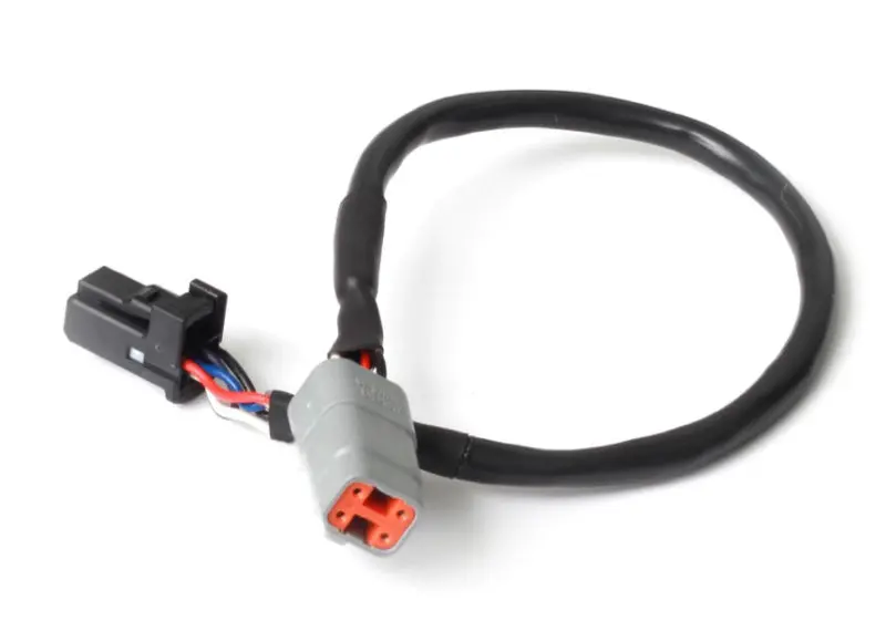 Haltech Elite Can Bus Cable — Dtm-4 To 8-Pin Tyco Connector, 900Mm Black 1