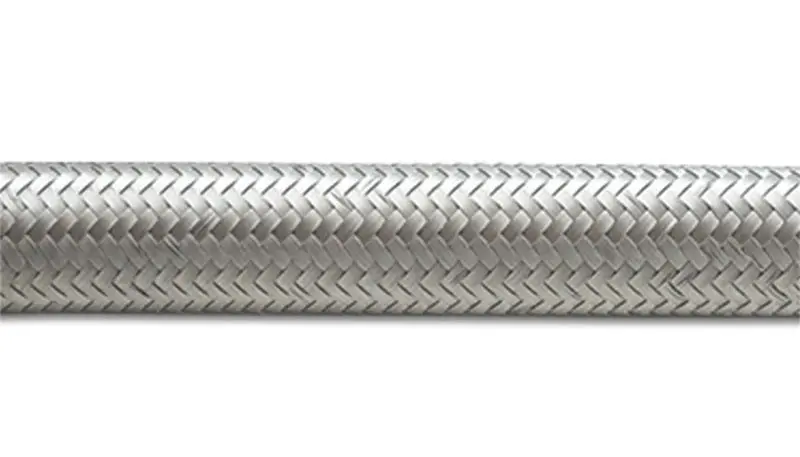Vibrant -8 An Stainless Steel Braided Flex Hose – 5-Foot Roll 1