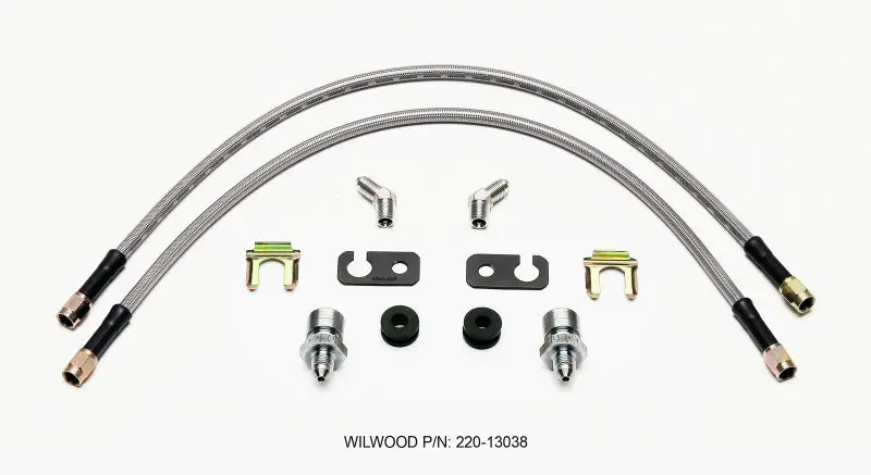 Wilwood Flexline Brake Hose Kit – Front Axle Fitment For 2013 Ford Focus 1