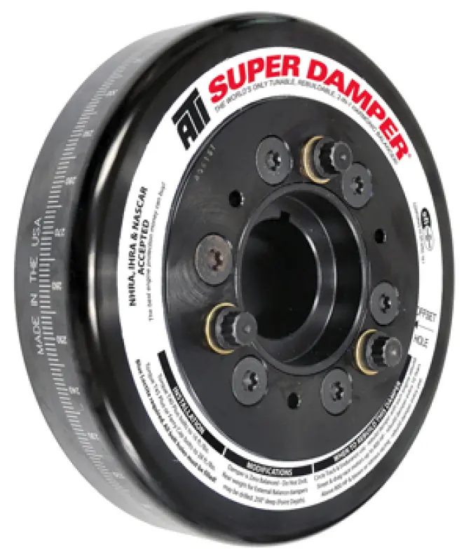 Ati Steel Damper For Chrysler B-Body V8 (361–440) & Chevy Front Axle – 7.074" Length, 3-Ring Design 1