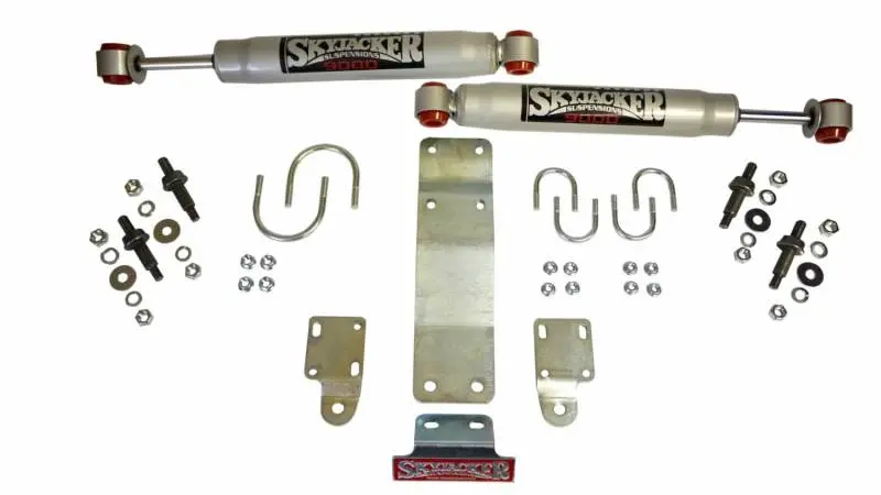Skyjacker Dual Steering Damper Kit – Compatible With 2007–2017 Jeep Wrangler Jk And Oem Tie Rods (9000 Series) 1