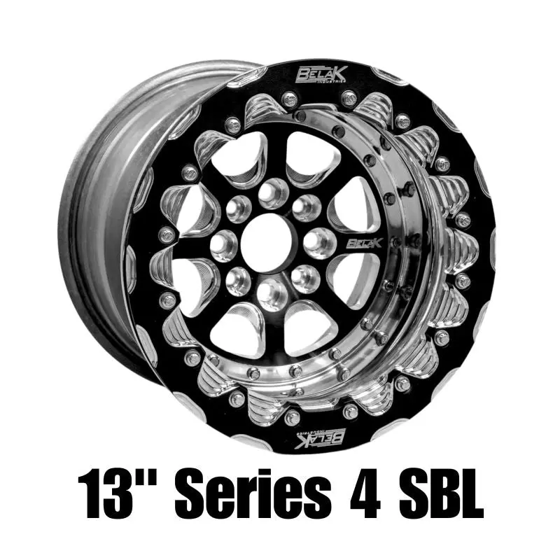 Belak Series 4 Alloy Wheel – 13X9", 5X100 Bolt Pattern, 4.5" Backspace, Non-Beadlock Design 1