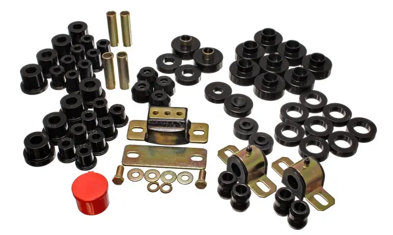 Energy Suspension 76-79 Jeep Cj/Cj7 Black Hyper-Flex Master Bushing Set 1