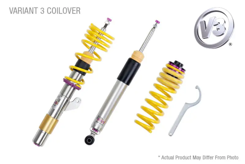 Kw Variant 3 Coilover Kit For Vw Eos (1F) — All Engines, Fwd, No Dcc 1